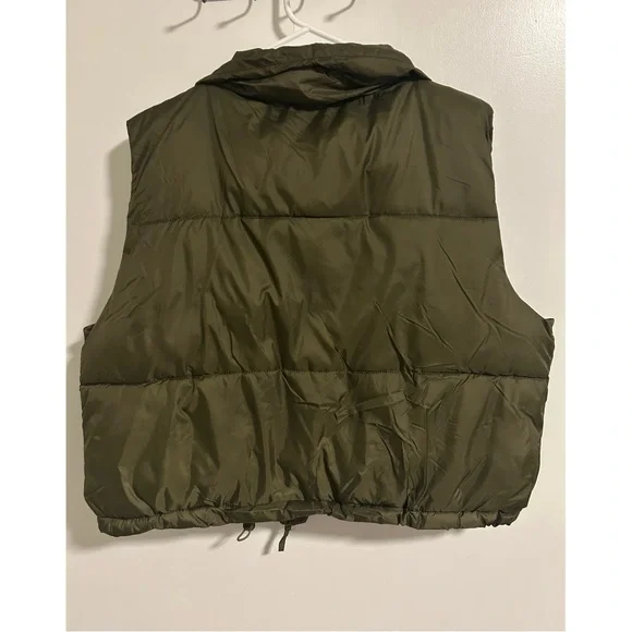 Urban Republic Khaki Puffer Vest - Picture 2 of 3